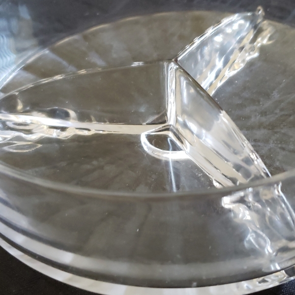 Glass Divided Serving Dish. - Picture 2 of 6